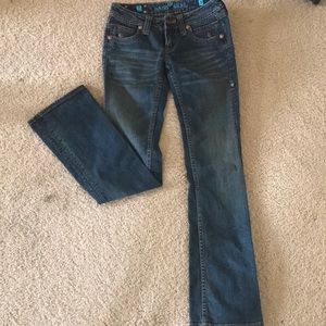 Sang Real Low-Rise Skinny Flare Jeans